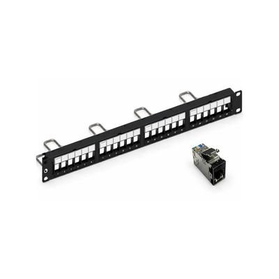 CommScope 1375014-2 patch panel for organized Ethernet port connections, structured network cabling and reliable data distribution in commercial and enterprise networks in Oman