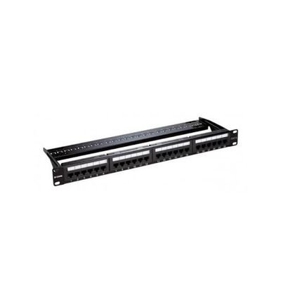 D-Link NPP-C61BLK241 24-port Cat6 UTP patch panel for Ethernet network connections, structured cabling and organized rack installations in Oman