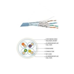 Datacom DC-CBL-C6A-FF-LSZH Cat6A cable for high-speed Ethernet networking, structured cabling and low-smoke data installations in Oman