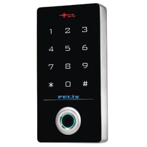 WiFi access control system with fingerprint, card and PIN authentication for secure keyless door entry in Oman