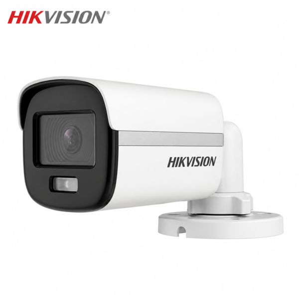 Hikvision DS-2CE10DF0T-PF 2MP ColorVu fixed mini bullet security camera for outdoor surveillance in Oman