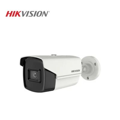 Hikvision DS-2CE16D3T-IT3F 2MP ultra-low-light fixed bullet camera for clear CCTV surveillance, night monitoring, and outdoor security systems in Oman.