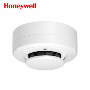 Honeywell Morley-IAS 2351EA low-profile optical smoke detector with a compact white ceiling-mounted design for fire detection and alarm systems in Oman.