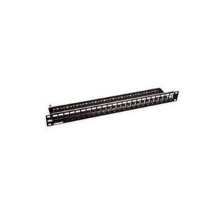 Kuwes 24-port Cat6 patch panel for organized Ethernet connections, structured network cabling and reliable data distribution in Oman