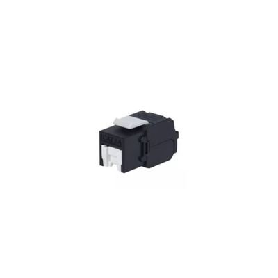 Opterna SCS-JA-C6A-UTP-BK Cat6A UTP keystone jack for high-speed Ethernet connectivity, structured network cabling and reliable LAN installations in Oman