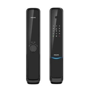 Philips EasyKey 9300 smart digital door lock with modern touchscreen design for keyless entry, smart access control, and home security systems in Oman