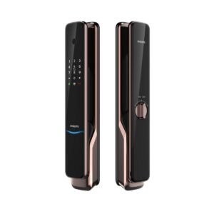 Philips EasyKey 9500 fingerprint smart lock with biometric access and modern digital design for keyless entry, smart access control, and home security systems in Oman.