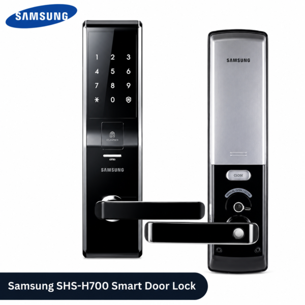 Samsung SHS-H700 smart door lock with digital access control for home security in Oman