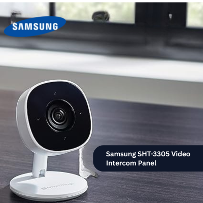 Samsung SmartThings Indoor Security Camera (GP-U999COVLBDA), 1080P HD Video with HDR, Night Vision, Advanced Motion Detection, and Two-Way Audio – Black/White