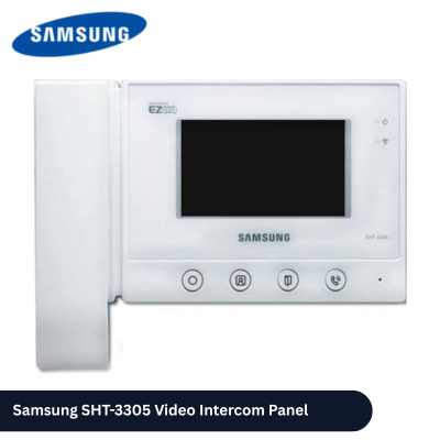 Samsung SHT-3305 Video Intercom Panel. SHT-3305W + SHT-CP611, Video Door Phone Set for Villas