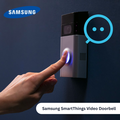 Connect a smart doorbell to your Family Hub Samsung SmartThings Video Doorbell