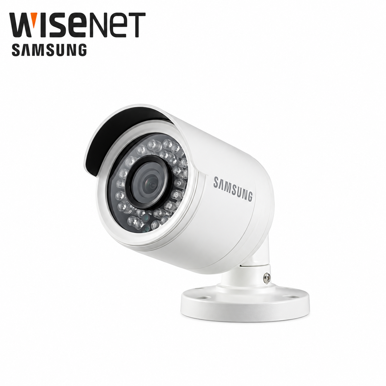 Samsung Wisenet HCO-E6020R 2MP Full HD IR bullet camera for clear CCTV surveillance, infrared night vision, and reliable outdoor security systems in Oman.
