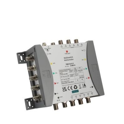 Triax TMS 5X12C multiswitch for satellite TV distribution, coaxial signal routing and reliable SMATV installations in Oman